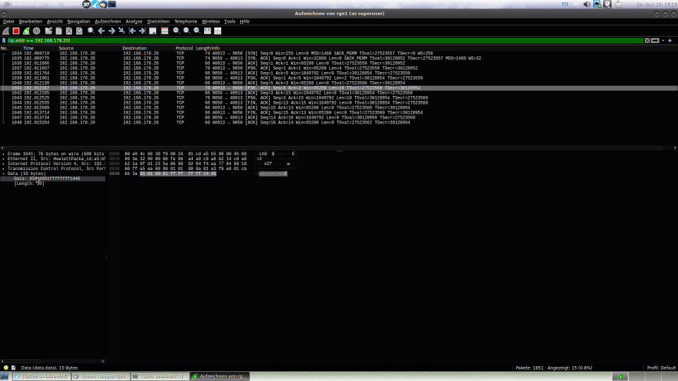 Currently working on debugging SOCKS5 Proxy support in BeAIM, that's a hard one. It connects to the SOCKS5 server and sends some data, but that data seems like it's missing a few important details (destination host and port, for example)