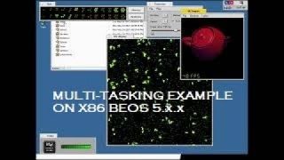 BeOS R5 5.0.1 An Alternative PC Operating System - A Multitasking Example (PC)(x86)(PCEm v17)